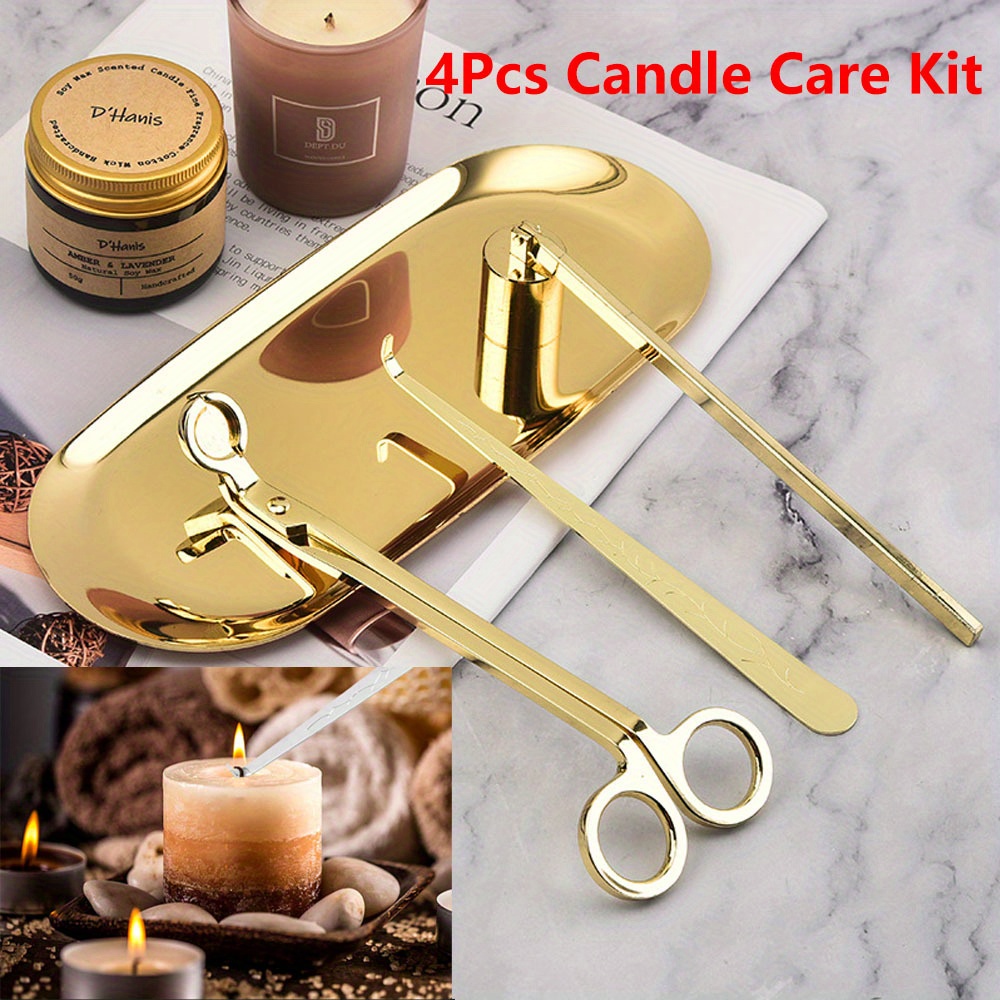 4pcs/set Luxury Candle Care Ki - Candle Making Supplies Online review and price