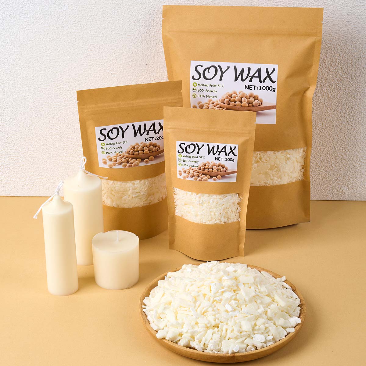 1 Pounds Pure White Soy Wax Fo - Candle Making Supplies Online review and price