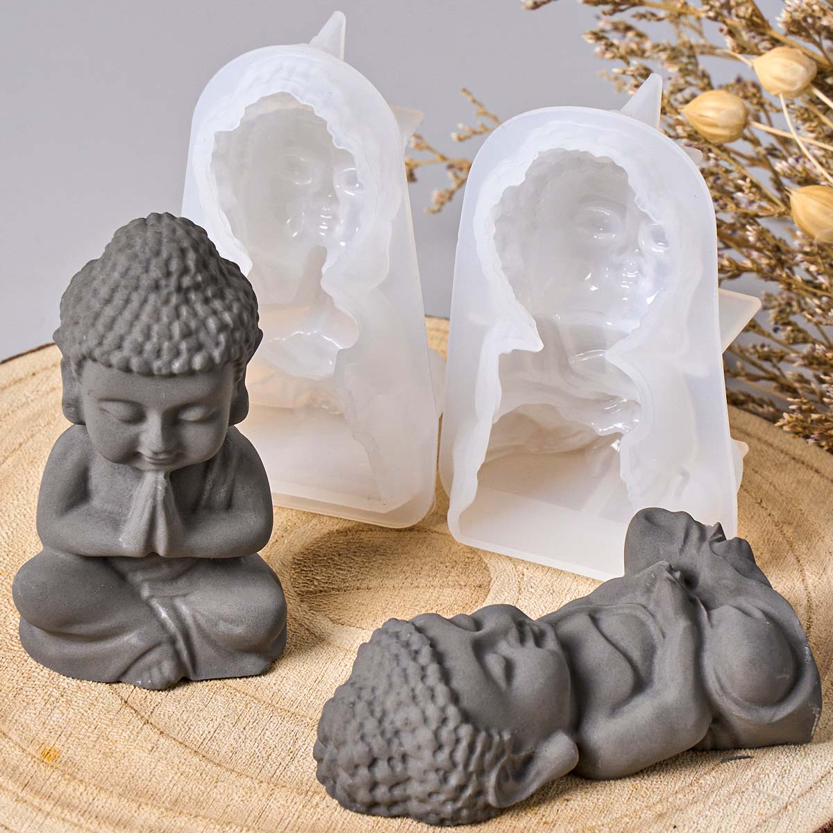 3D Buddha Silicone Candle Mold - Zen Candle Supplies review and price