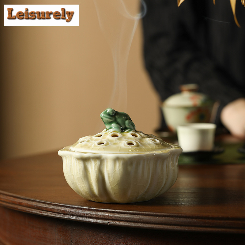 Lotus Pond Frog Fun Incense Ho - Zen Candle Supplies review and price